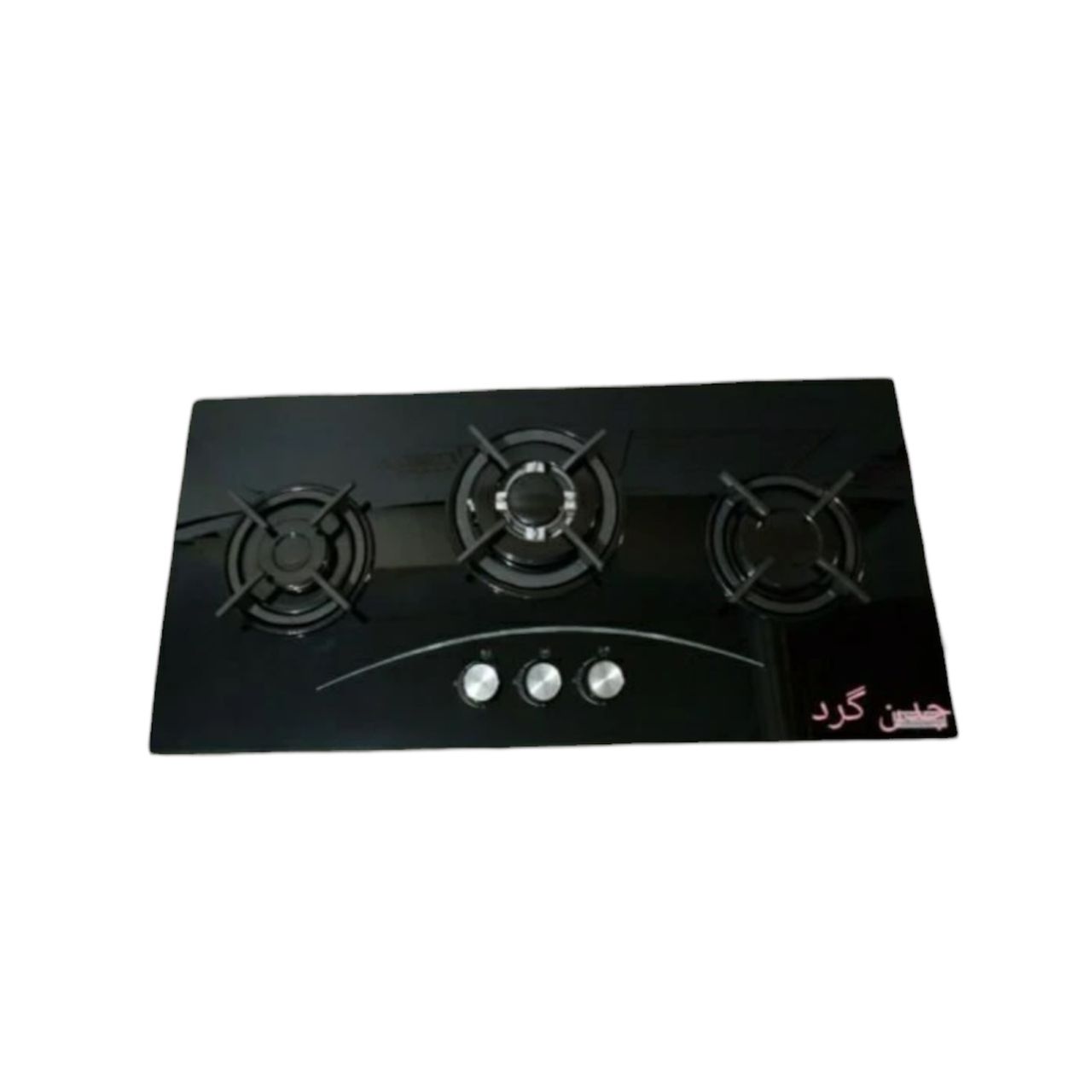 اجاق گاز شیشه‌ای سه شعله توساکو فندک دار (2 سال گارانتی)