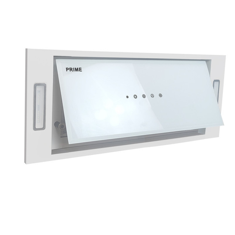 هود مخفی پرایم مدل کف شیشه باز شو HT800 سایز 70(سفید)