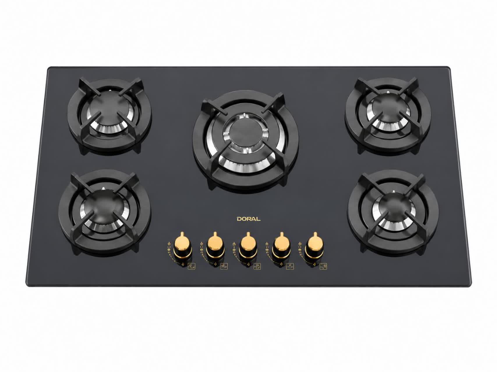 گاز رومیزی شیشه ای دورال مدل G6005