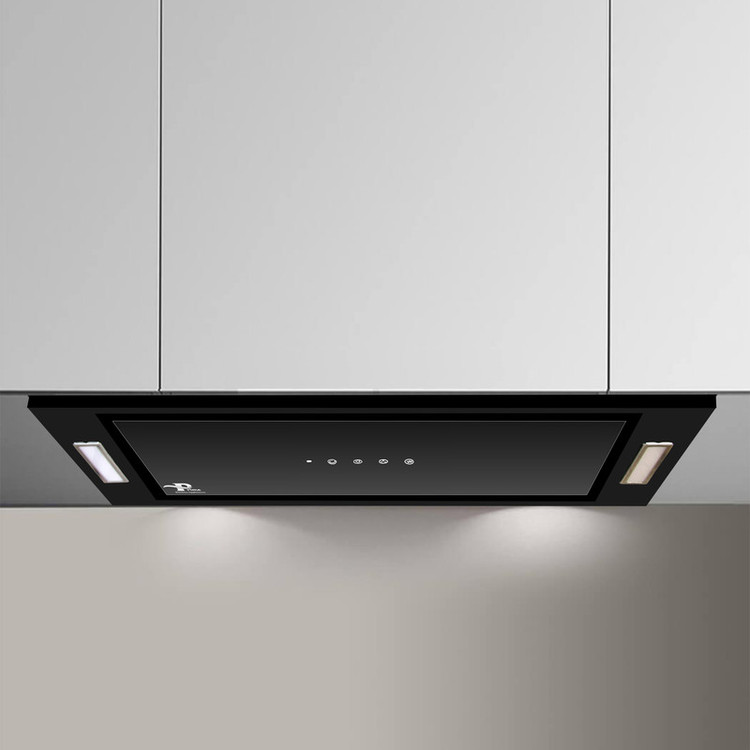 هود مخفی پرایم مدل کف شیشه در باز شو HT800 سایز 70
