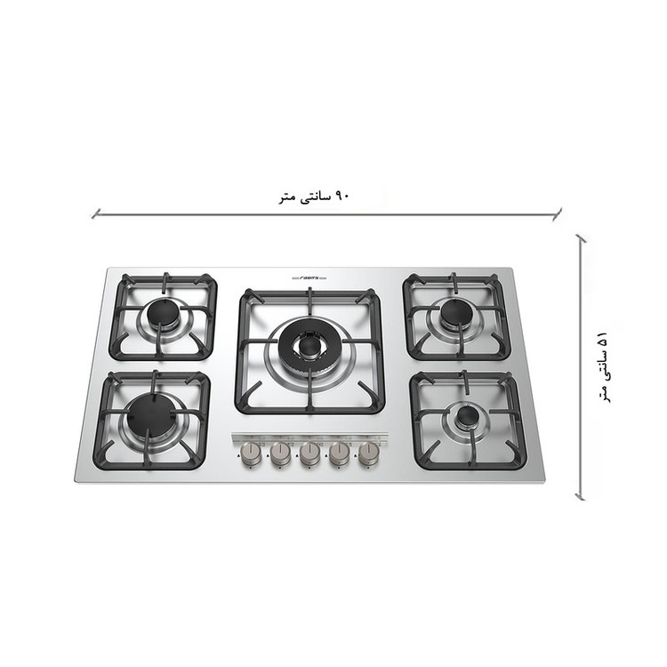 اجاق گاز صفحه ای رابیتس مدل 508