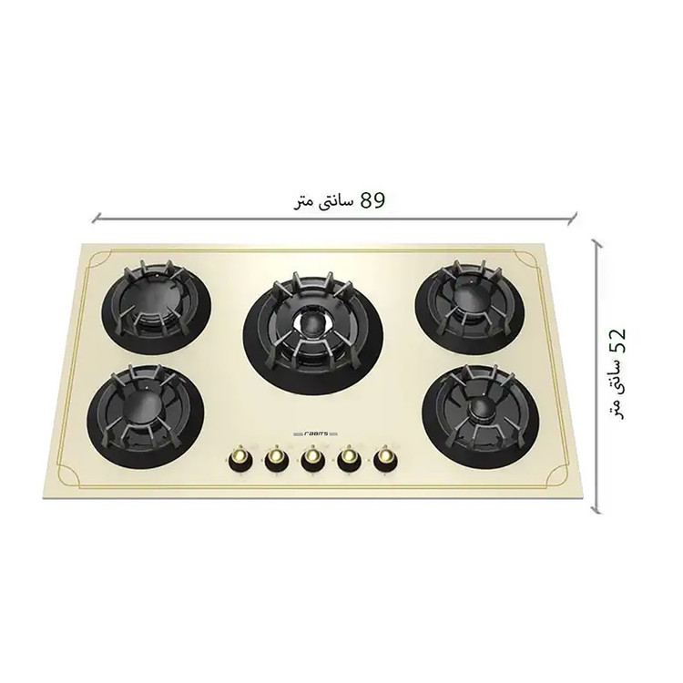 اجاق گاز صفحه ای رابیتس مدل RG-561CR