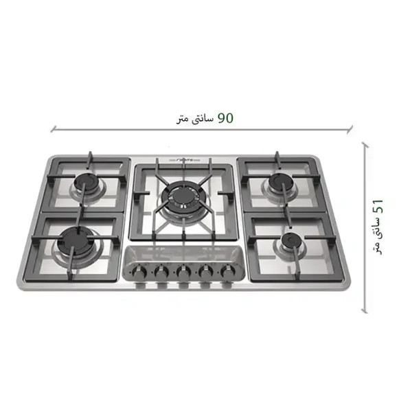 اجاق گاز صفحه ای رابیتس مدل RS-516H