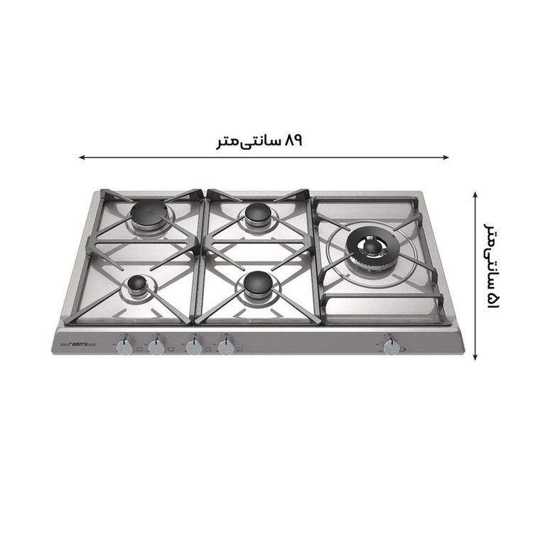 اجاق گاز صفحه ای رابیتس مدل RS-503