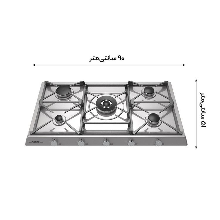 اجاق گاز صفحه ای رابیتس مدل RS-502
