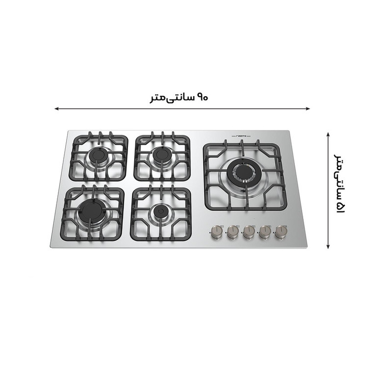 اجاق گاز صفحه ای رابیتس مدل 509