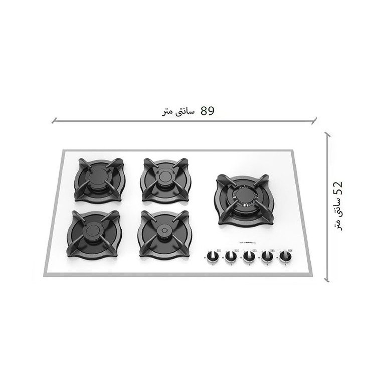 اجاق گاز صفحه ای رابیتس مدل 546w
