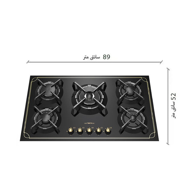 اجاق گاز صفحه ای رابیتس مدل 569 کلاسیک