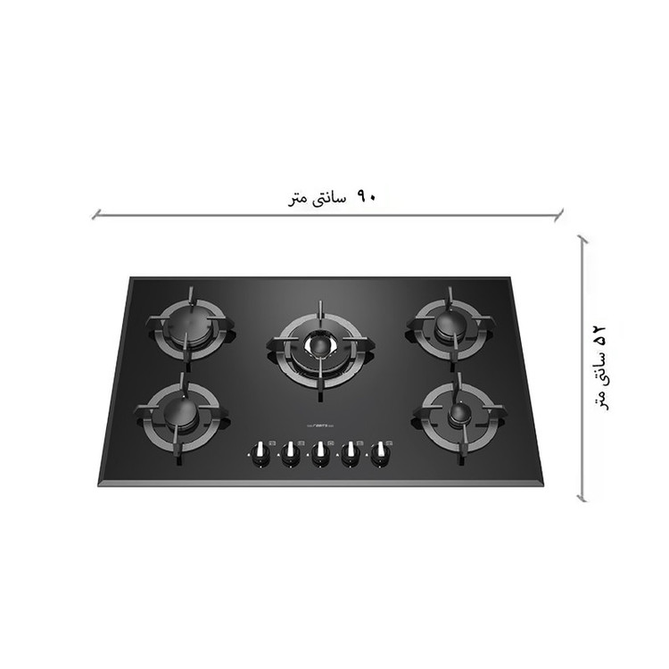 اجاق گاز صفحه ای رابیتس مدل 554