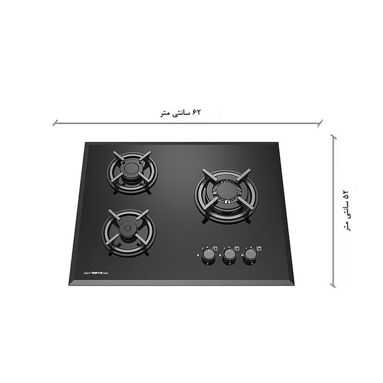 اجاق گاز صفحه ای رابیتس مدل RG-351