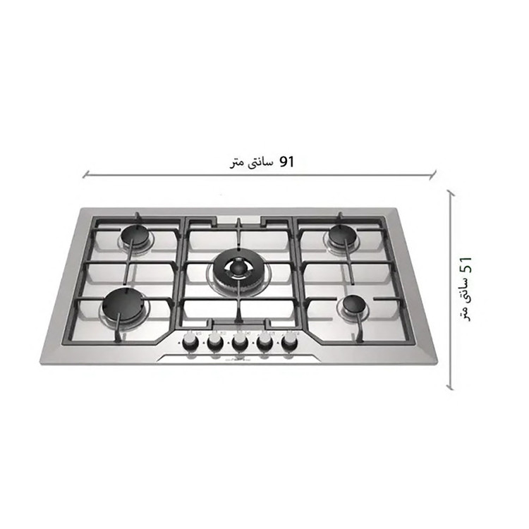 اجاق گاز صفحه ای رابیتس مدل RS-500