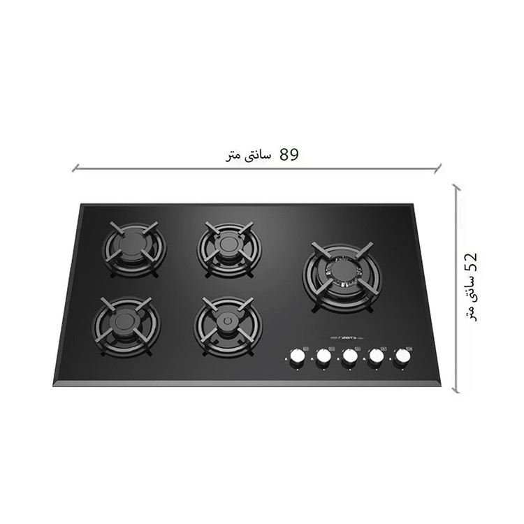 اجاق گاز صفحه ای رابیتس مدل 552