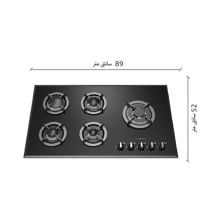 اجاق گاز صفحه ای رابیتس مدل 542