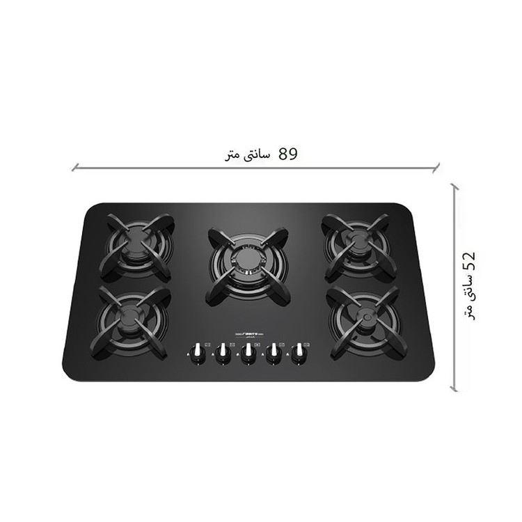 اجاق گاز صفحه ای رابیتس مدل 548