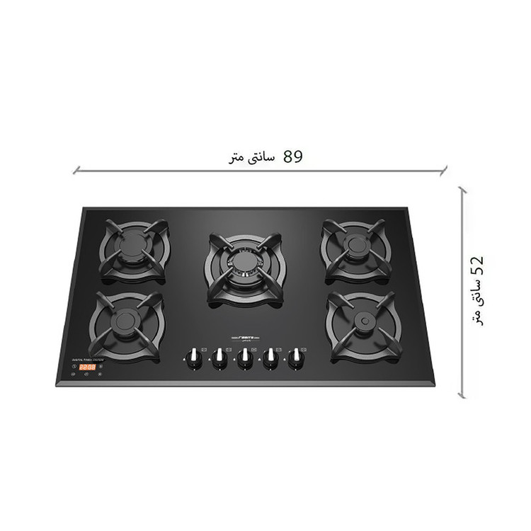 اجاق گاز صفحه ای رابیتس مدل 547