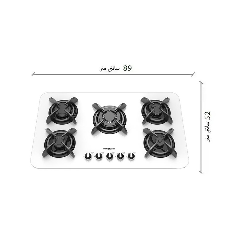اجاق گاز صفحه ای رابیتس مدل RG-548W